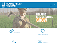 Tablet Screenshot of islamic-relief.org.pk