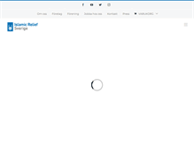 Tablet Screenshot of islamic-relief.se
