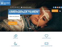 Tablet Screenshot of islamic-relief.it